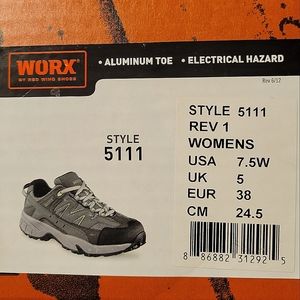 Worx shoes Size 7.5w, gray, woman's